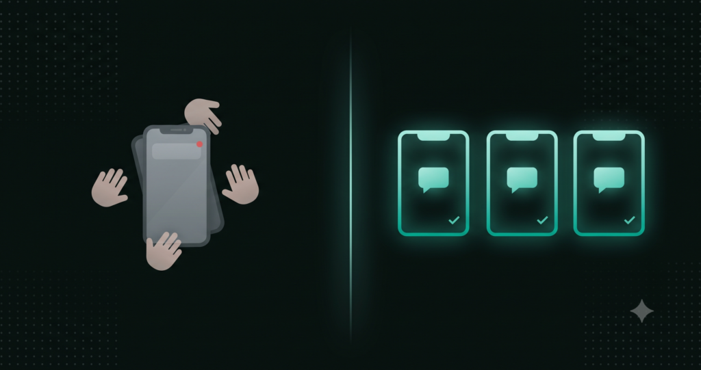 WaSparks vs. a Shared Salon Phone: What Actually Changes