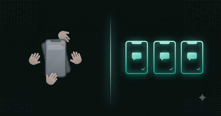 WaSparks vs. a Shared Salon Phone: What Actually Changes